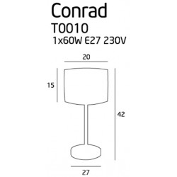 Conrad lampa biurkowa