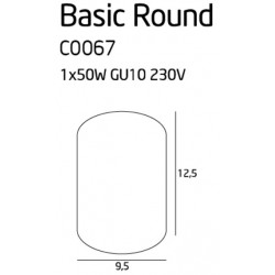 Basic Round White C0067 plafon