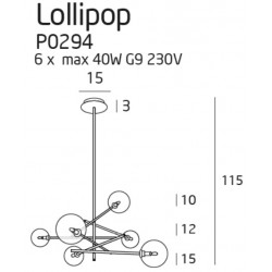 Lollipop Lampa wisząca