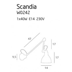 Scandia W0242 kinkiet