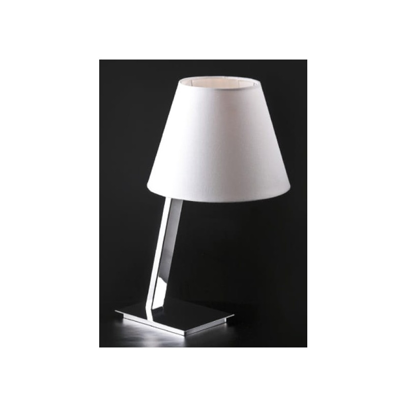 Orlando lampa biurkowa biała chrom