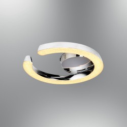 Srebrna plafoniera lampa ozcan 5621-2 led plafon 30w