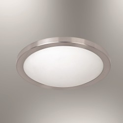 Plafon łazienkowy 30cm lampa ozcan 1405-30 plafon srebro mat