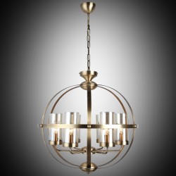 Klasyczna lampa żyrandol  lucea  fermo 1360-52-06 salon sypialnia jadalnia  hotel sala bankietowa salon