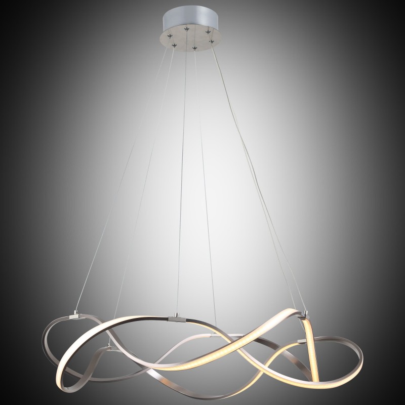 Nowoczesna designerska lampa wisząca lucea paolina 51872-02-pm6-nk cl led  salon sypialnia jadalnia