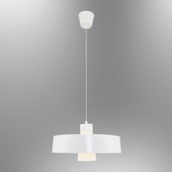Lampa wisząca ozcan 5248b-1a biała do kuchni łazienki salonu