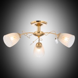 Klasyczna elegancka  złota lampa sufitowa  lucea 80132-01-c03-fg picado   salon sypialnia jadalnia lampa