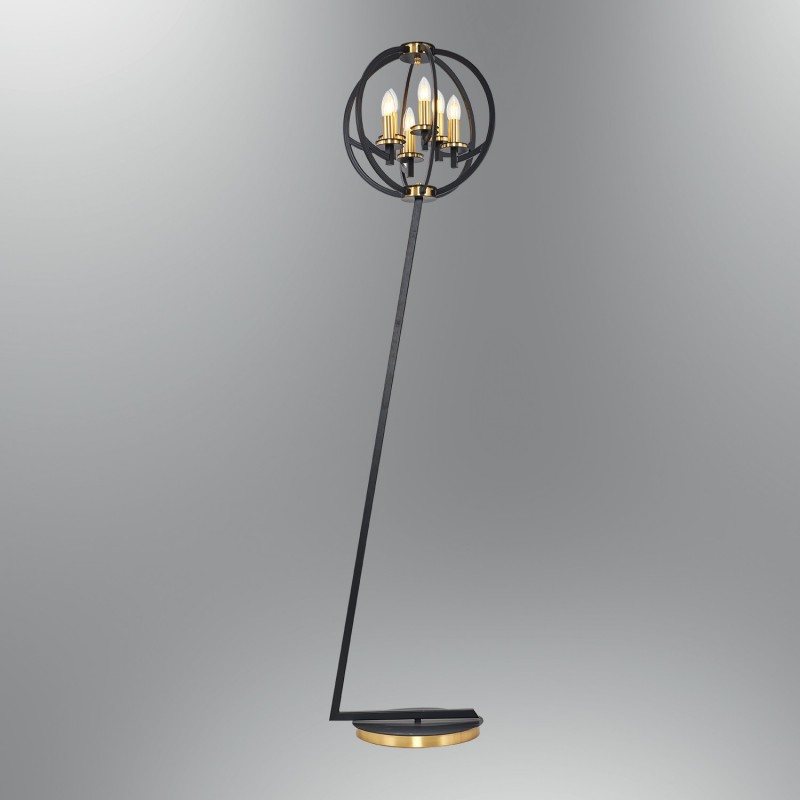 Lampa podłogowa vintage  ozcan  pokój salon  sypialnia 6475-L lampa
