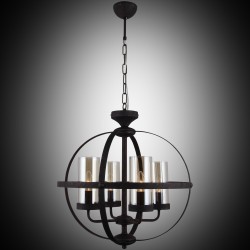 Klasyczna lampa żyrandol  lucea  fermo 1360-70-04-nc  salon sypialnia jadalnia  hotel sala bankietowa salon