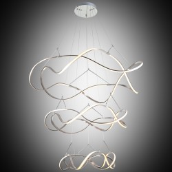 Nowoczesna designerska lampa wisząca lucea paolina 51872-04-p18-nk cl led  salon sypialnia jadalnia