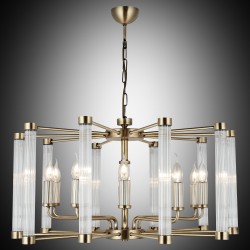 Klasyczna lampa żyrandol  lucea mandela 1407-52-10 salon sypialnia jadalnia  hotel sala bankietowa salon
