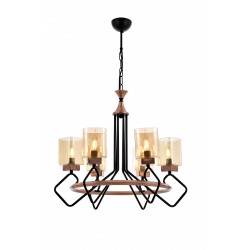 Niesamowita lampa wisząca AV-1740-6BSY  avonni salon sypialnia jadalnia