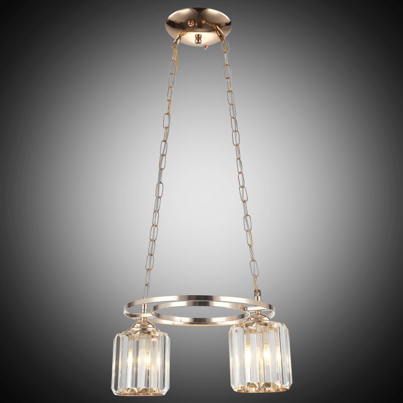 Elegancka złota kryształowa lampa wisząca żyrandol lucea akal 80188-01-p02-fg  salon sypialnia jadalnia hotel restauracja