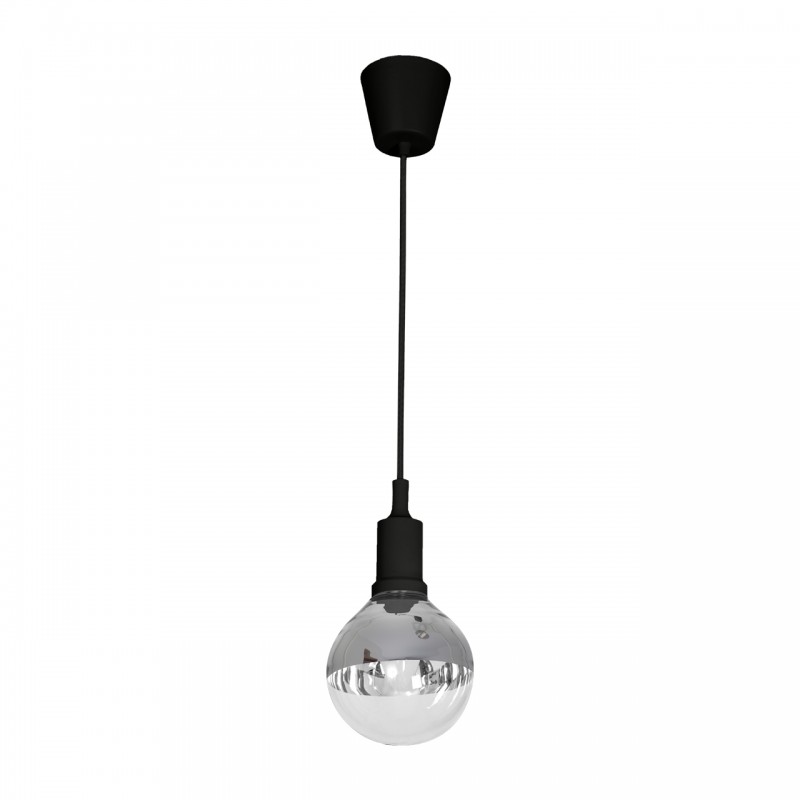 LAMPA WISZCA BUBBLE BLACK 5W E14 LED