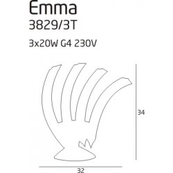 Emma 3829/3T Lampa biurkowa